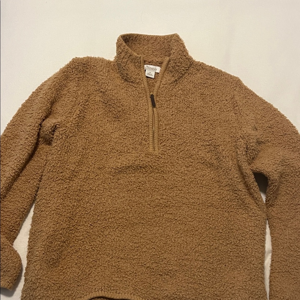 Natural Reflections Tan Sherpa Jacket medium